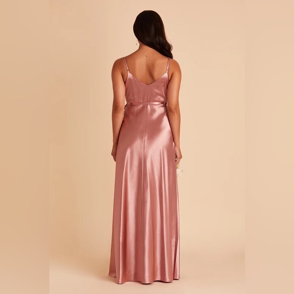 Birdy Grey - DESERT ROSE Satin Wrap Maxi Dress Cindy - Picture 2 of 3
